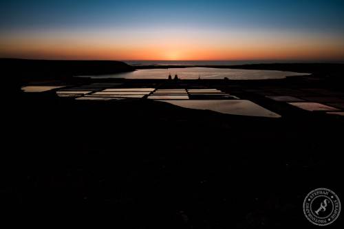 Sunset Salinas de Janubio Lanzarote