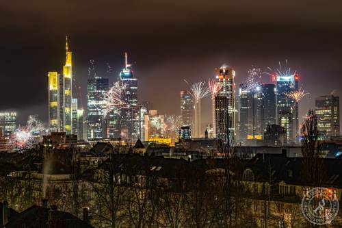 Frankfurt Silvester Feuerwerk