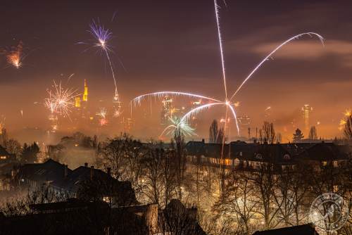Frankfurt Silvester Feuerwerk