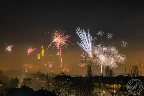 Frankfurt Silvester Feuerwerk