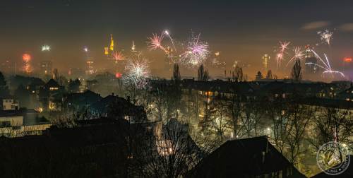 Frankfurt Silvester Feuerwerk