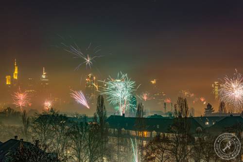 Frankfurt Silvester Feuerwerk