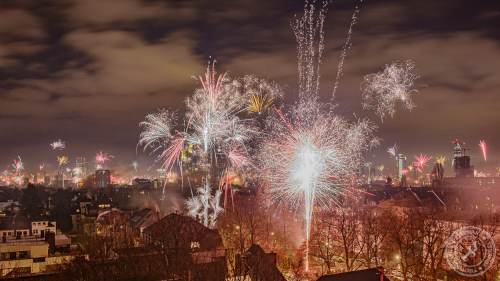 Frankfurt Silvester Feuerwerk