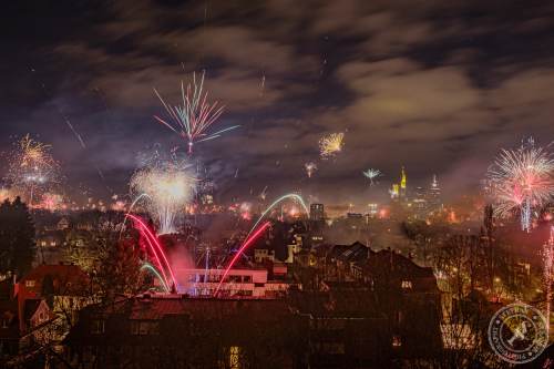 Frankfurt Silvester Feuerwerk