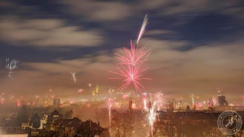 Frankfurt Silvester Feuerwerk