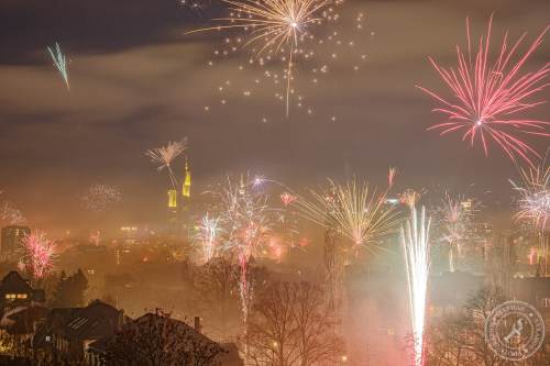 Frankfurt Silvester Feuerwerk