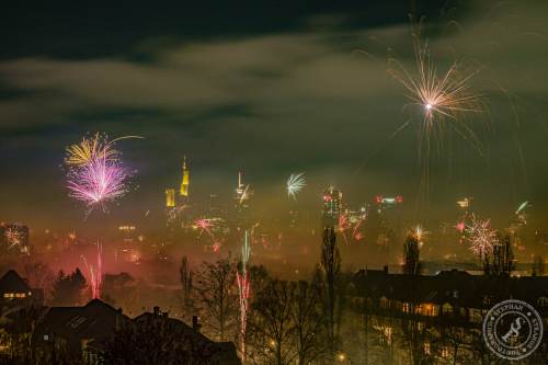 Frankfurt Silvester Feuerwerk