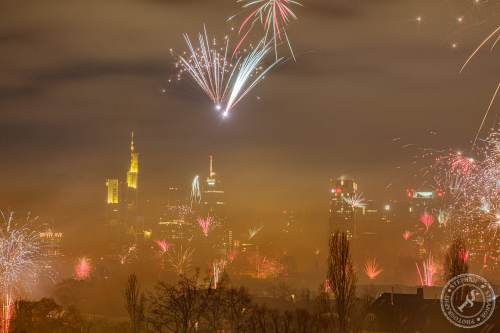 Frankfurt Silvester Feuerwerk