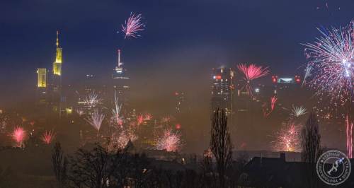 Frankfurt Silvester Feuerwerk