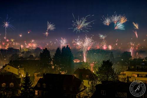 Frankfurt Silvester Feuerwerk