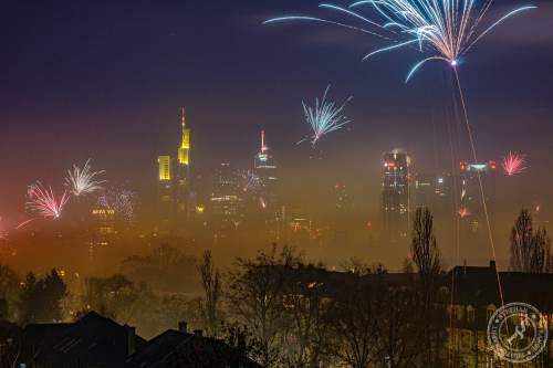 Frankfurt Silvester Feuerwerk