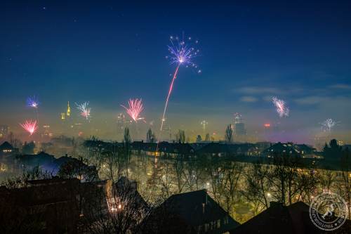 Frankfurt Silvester Feuerwerk