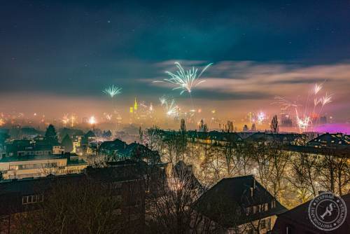 Frankfurt Silvester Feuerwerk