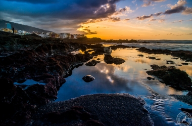 Sonnenuntergang am Playa Jardin // Sunset at Playa Jardin