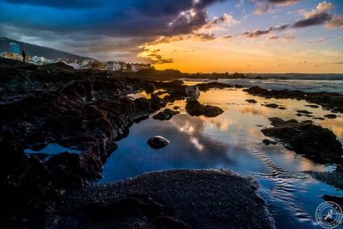 Sonnenuntergang am Playa Jardin // Sunset at Playa Jardin