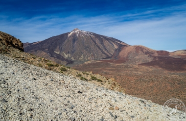 Pico del Teide viewed from the Guajara Mountain