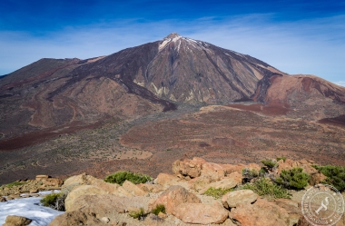 Pico del Teide viewed from the Guajara Mountain