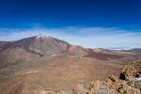 Pico del Teide viewed from the Guajara Mountain
