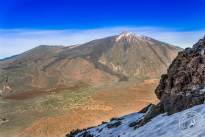 Pico del Teide viewed from the Guajara Mountain