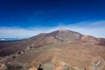 Pico del Teide viewed from the Guajara Mountain