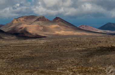 The Timanfaya fire Mounain