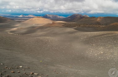 The Timanfaya fire Mounain