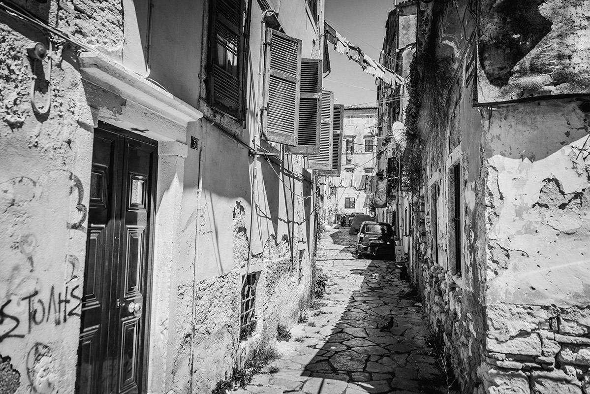 The small alleyways of Kerkyra // Die schmales Gassen von Kerkyra, Korfus Hauptstadt