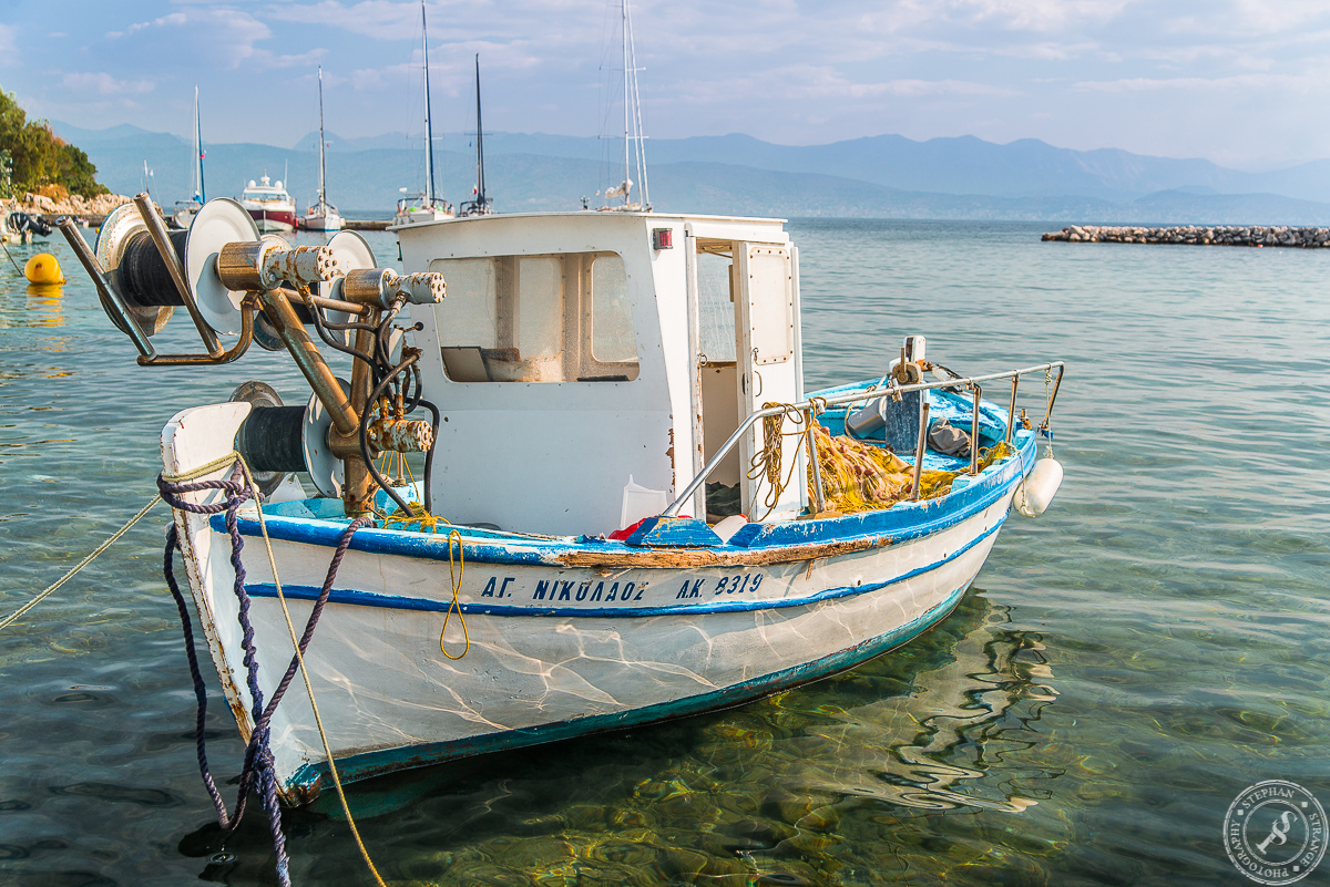Der Hafen von Kassiopi