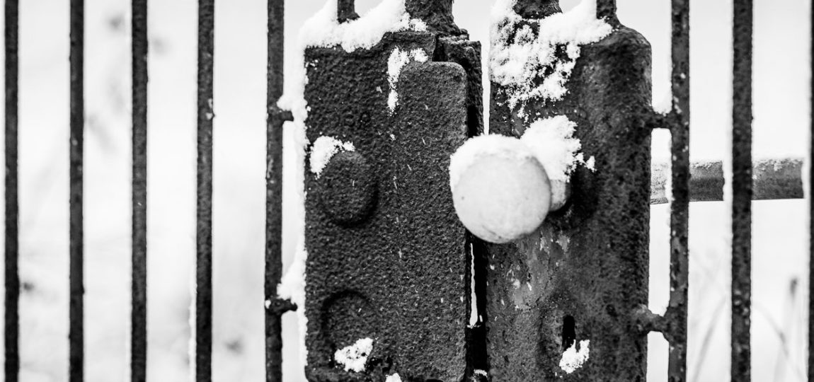 Der erste Schnee in diesem Jahr in Dreieich