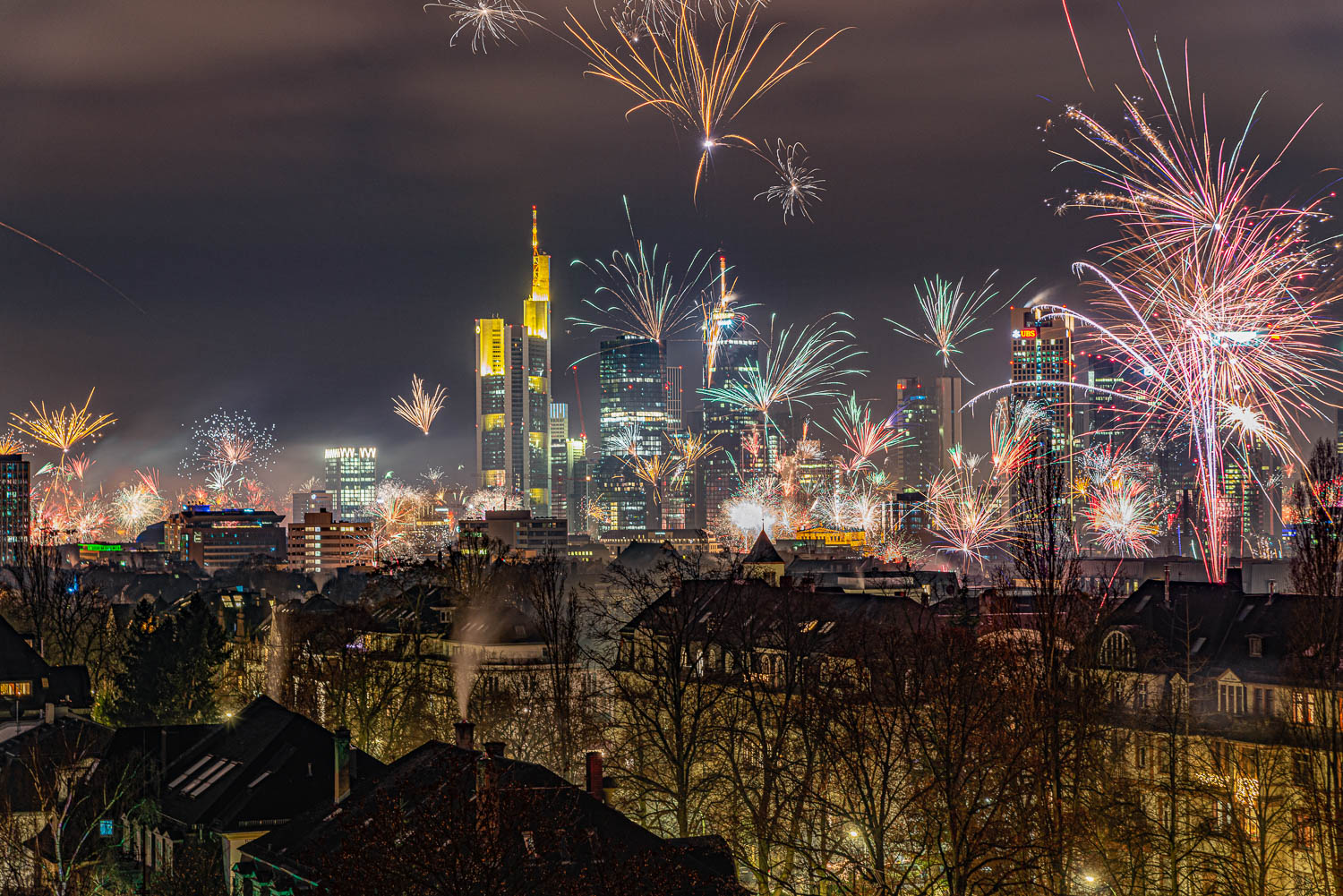 Silvester Feuerwerk Frankfurt