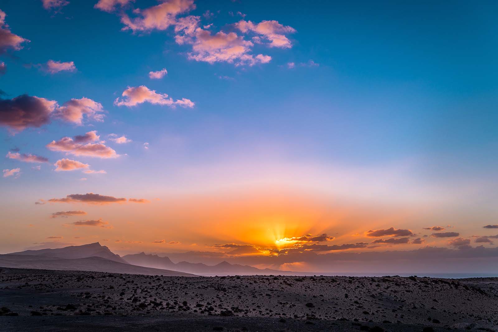 Jandia bei Sonnenuntergang