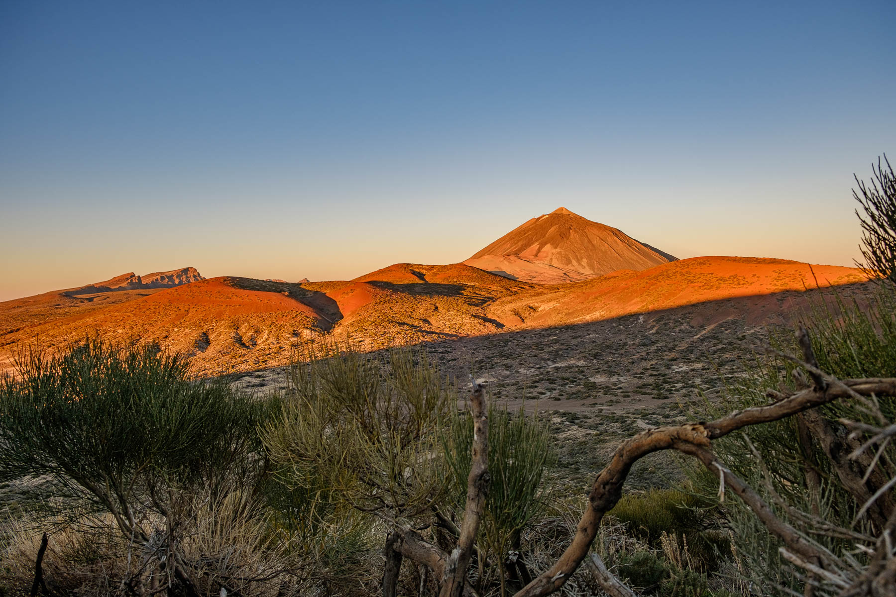 Der Teide bei Sonnenaufgang
